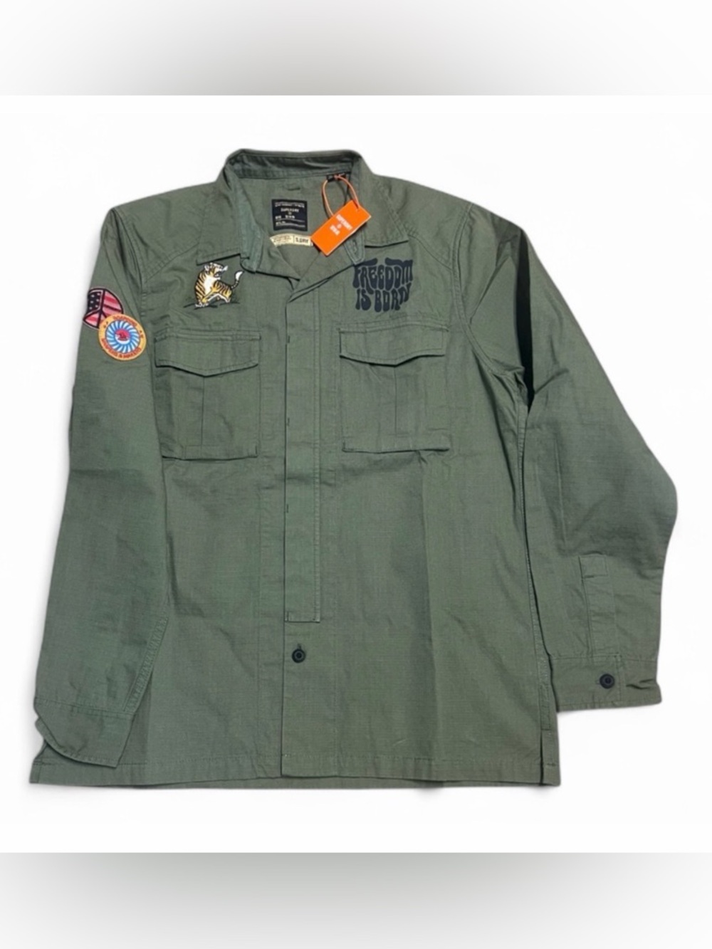Superdry Military shirt/jacket look.‎